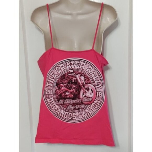 Rally In the Crater Tank Top Shirt Womens XXL Durango 2018 Pink - Picture 2 of 5